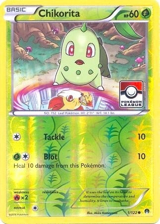 Chikorita 1 122 Pokemon League (001/122) [PR]