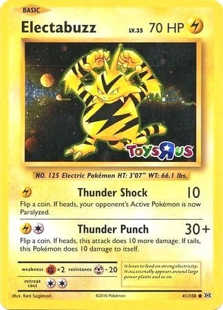 Electabuzz 41 108 Toys R Us Promo (041/108) [MCAP]