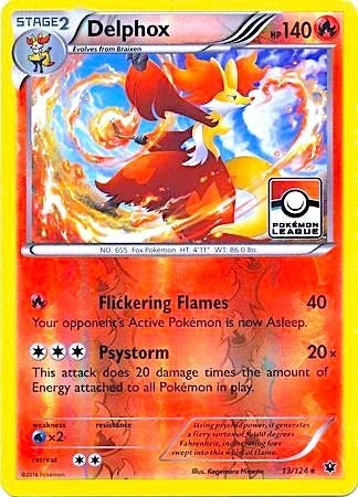 Delphox 13 124 Pokemon League (013/124) [PR]