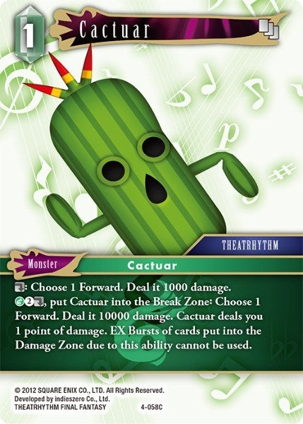 Cactuar (4-058C) [OP4]