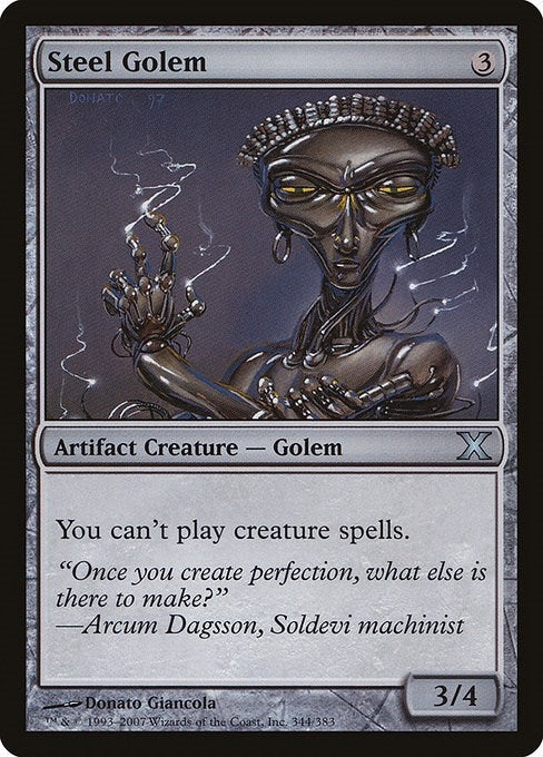 Steel Golem (344) [10E]