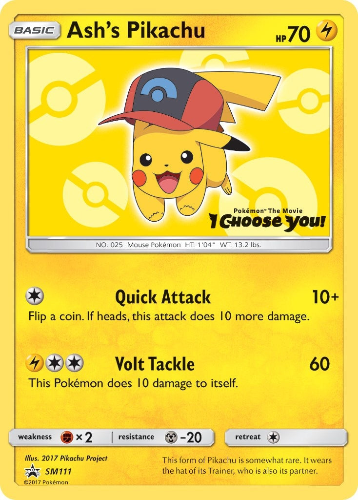 Ashs Pikachu SM111 (SM111) [SMP]