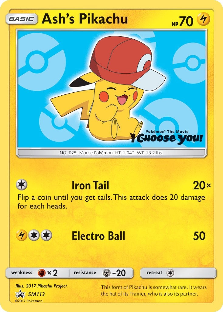 Ashs Pikachu SM113 (SM113) [SMP]