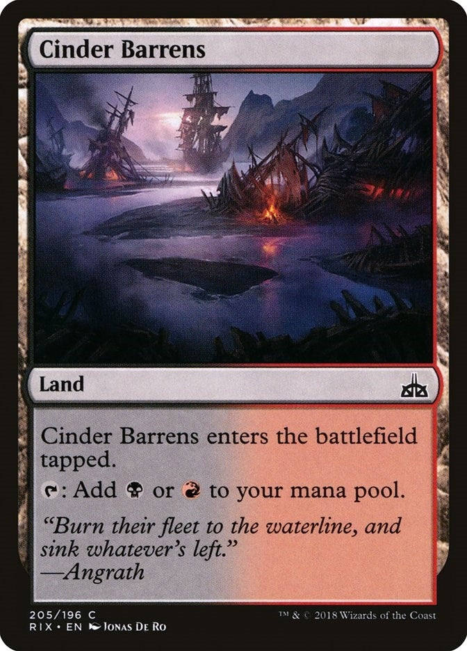 Cinder Barrens (205) [RIX]