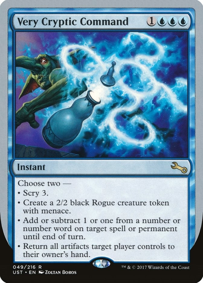 Very Cryptic Command F (49) [UST]