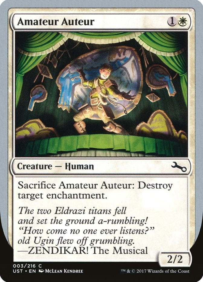 Amateur Auteur D (3) [UST]