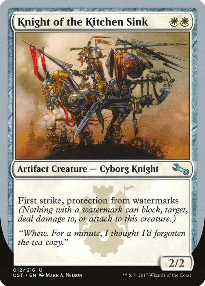 Knight of the Kitchen Sink F (12) [UST]
