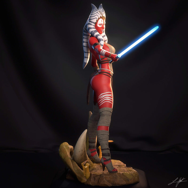 Shaak Ti Resin Statue - view 2