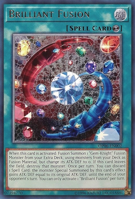 Brilliant Fusion UTR (OP06-EN002) [OP06]
