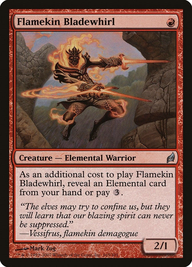 Flamekin Bladewhirl (165) [LRW]