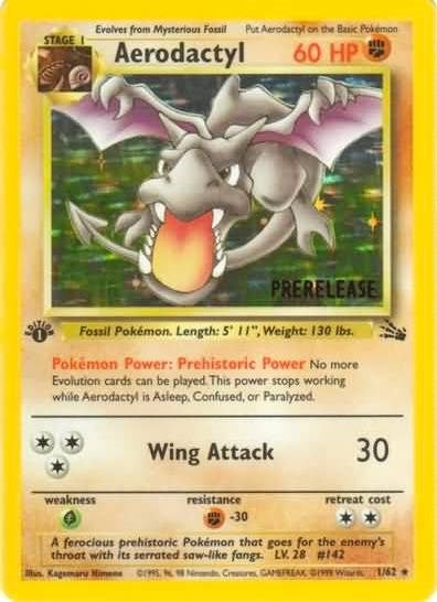 Aerodactyl Prerelease (01/62) [PR]