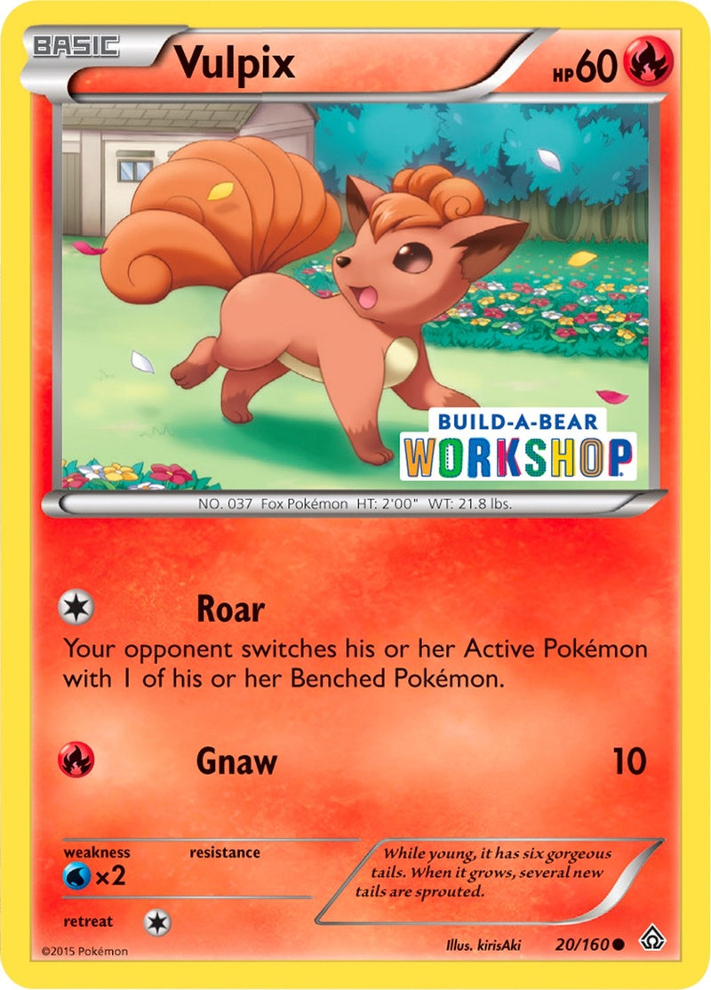 Vulpix 20 160 Build A Bear Workshop Exclusive (020/160) [MCAP]