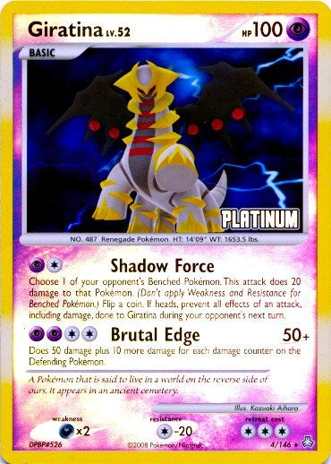 Giratina 4 146 Platinum (004/146) [BKP]