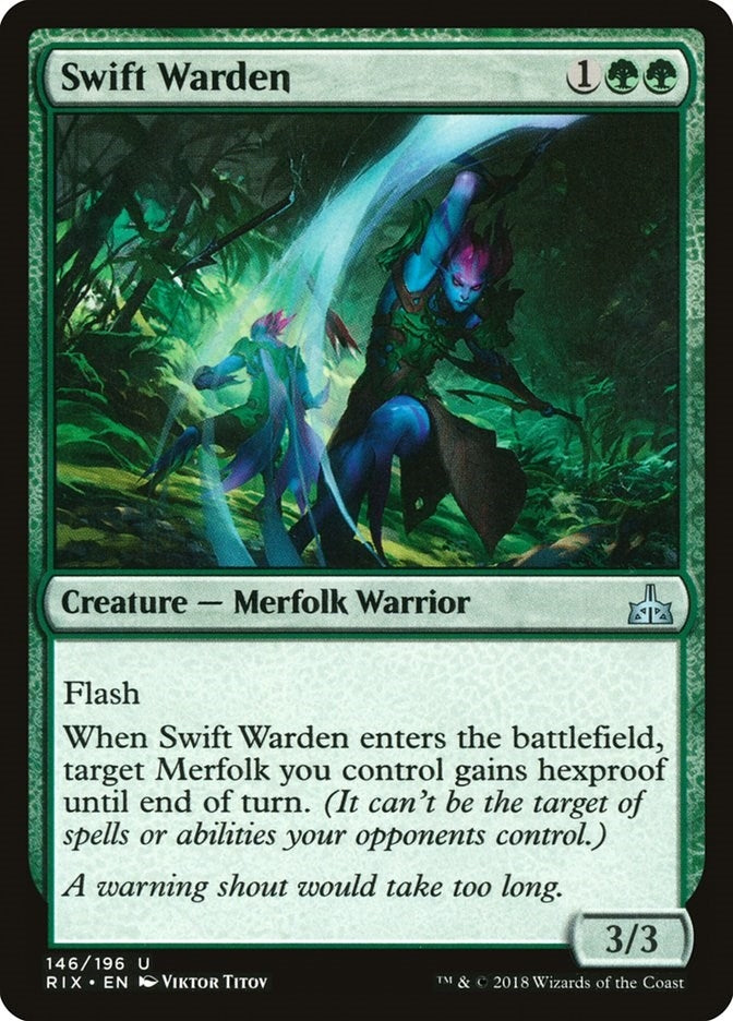 Swift Warden (146) [Rivals of Ixalan]