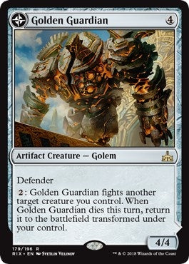 Golden Guardian // Gold-Forge Garrison [Rivals of Ixalan]