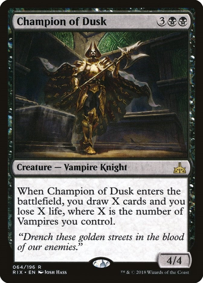Champion of Dusk (64) [RIX]