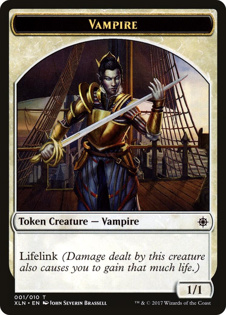 Vampire Treasure 008 Double Sided Token (1 // 8) [XLN]
