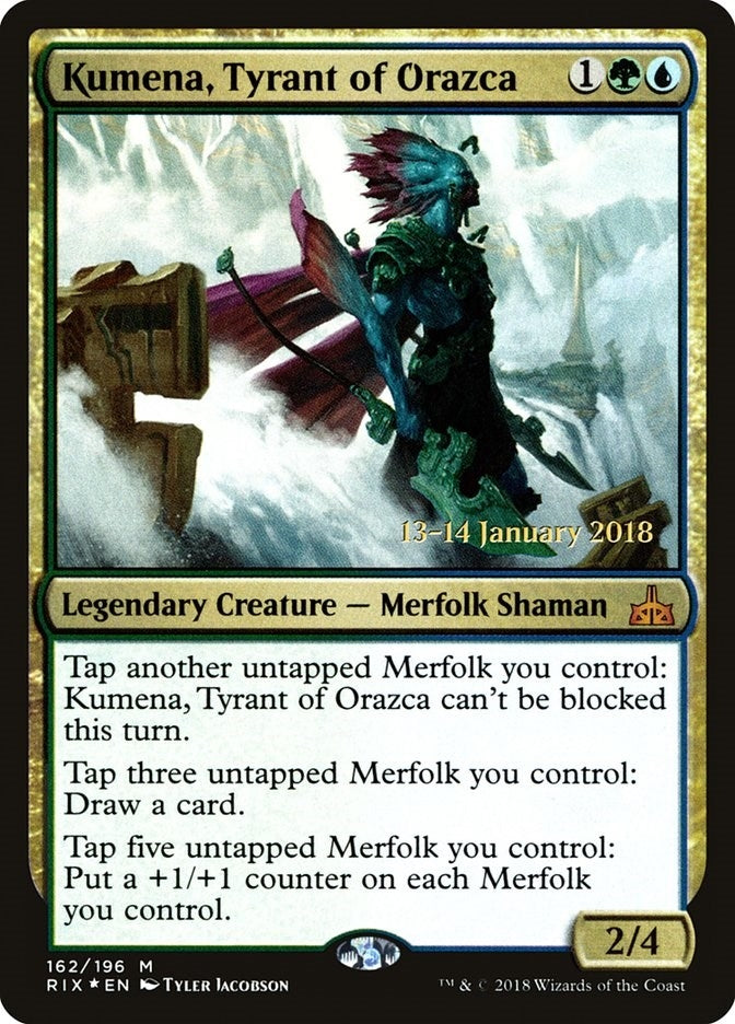Kumena Tyrant of Orazca (162) [PRE]