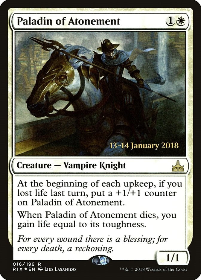 Paladin of Atonement (16) [PRE]