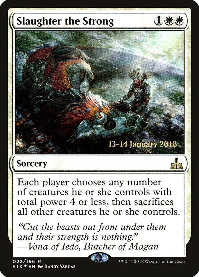 Slaughter the Strong (22) [PRE]