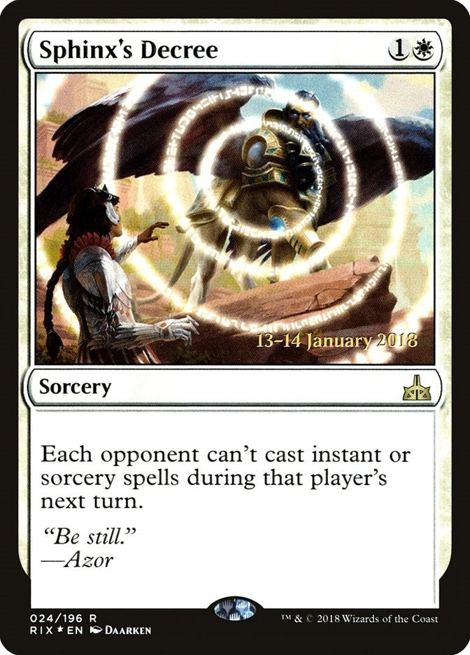 Sphinxs Decree (24) [PRE]