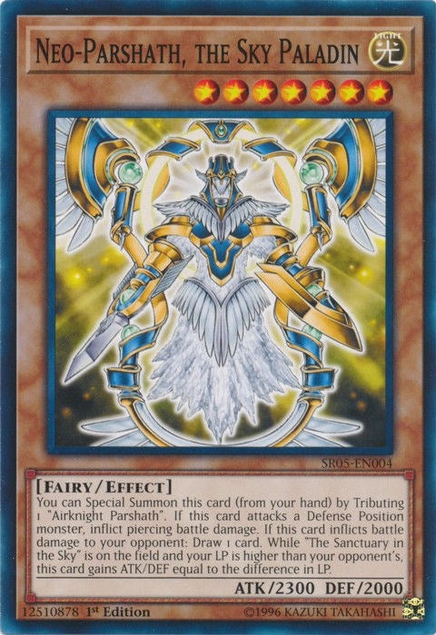 Neo Parshath the Sky Paladin (SR05-EN004) [SDWL]