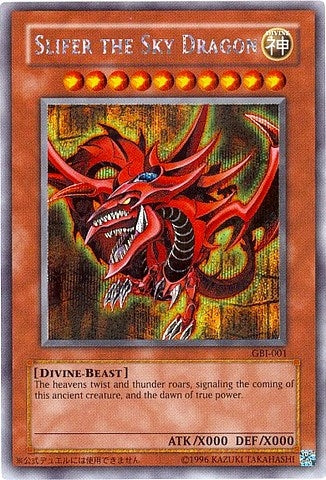 Slifer the Sky Dragon Secret Rare (GBI-001) [GBI]
