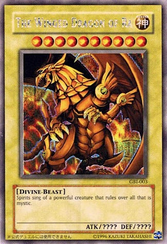 The Winged Dragon of Ra Secret Rare (GBI-003) [GBI]