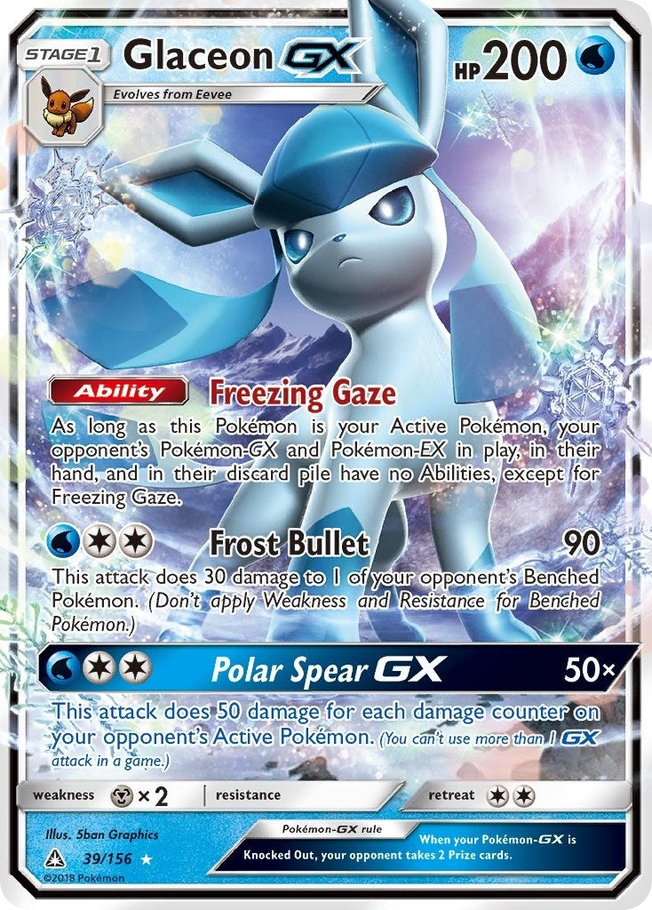 Glaceon GX (39/156) (SM - Ultra Prism)