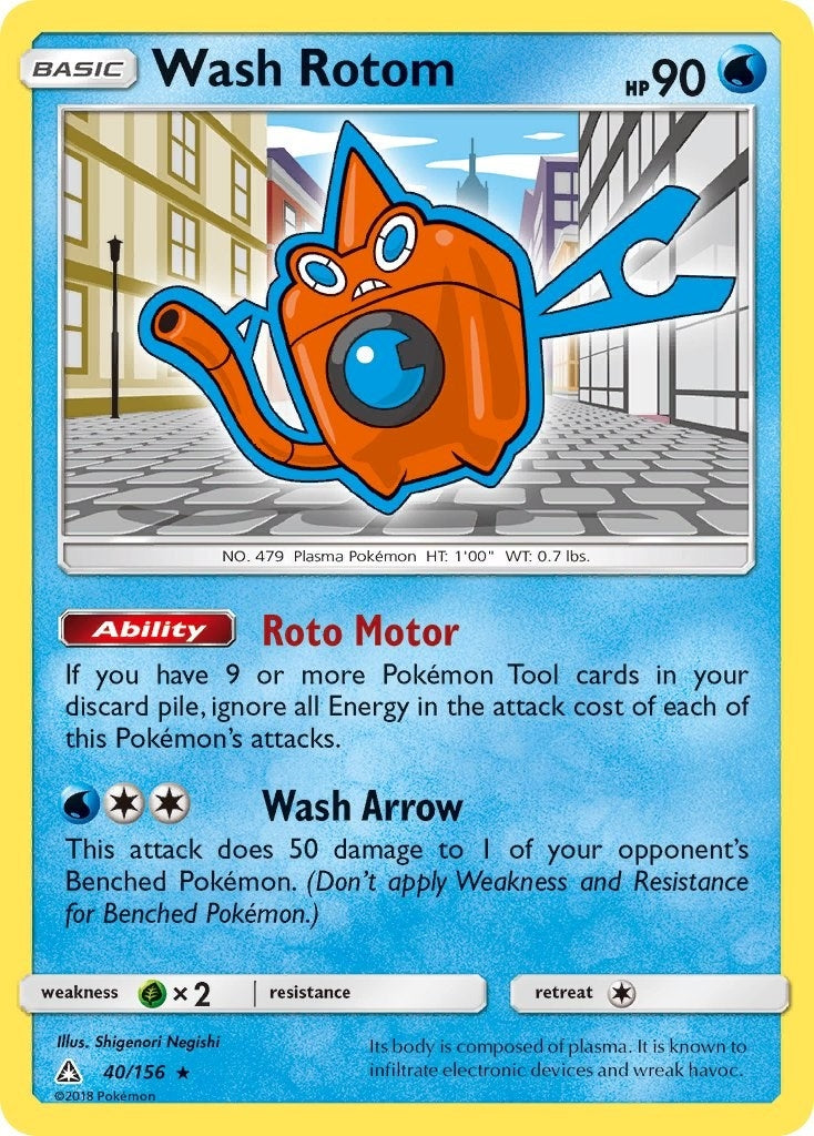 Wash Rotom (40/156) [SM05]