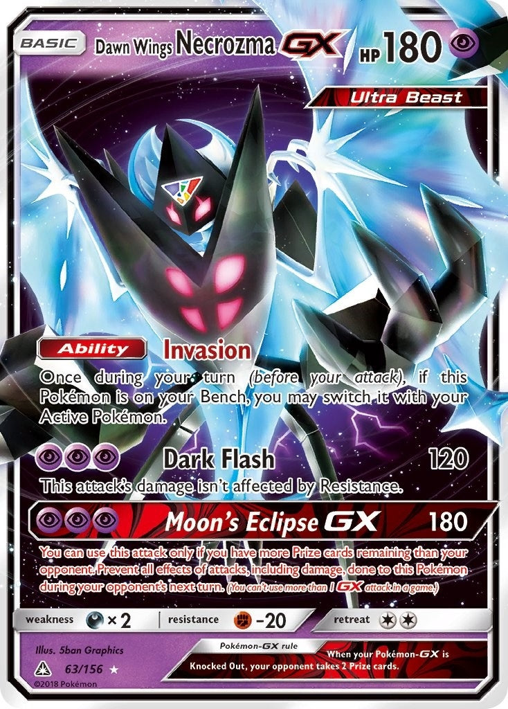 Dawn Wings Necrozma GX (63/156) [SM05]
