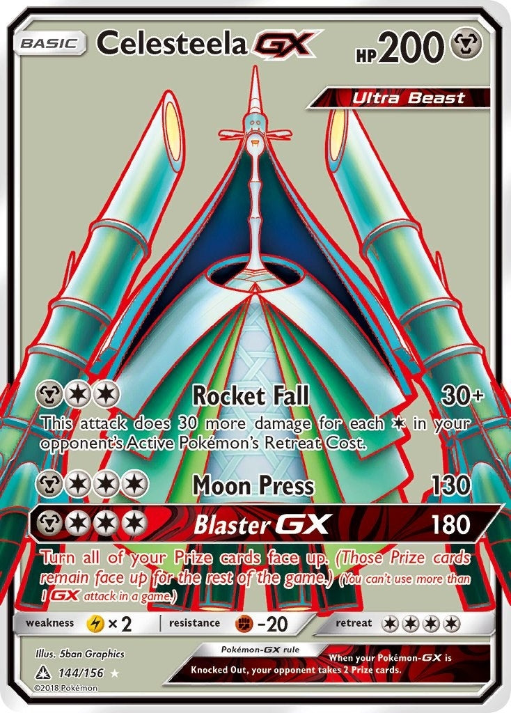 Celesteela GX Full Art (144/156) [SM05]