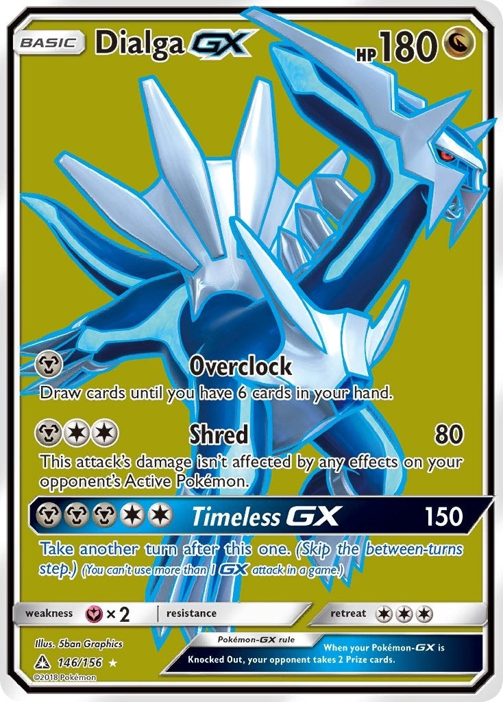 Dialga GX Full Art (146/156) [SM05]