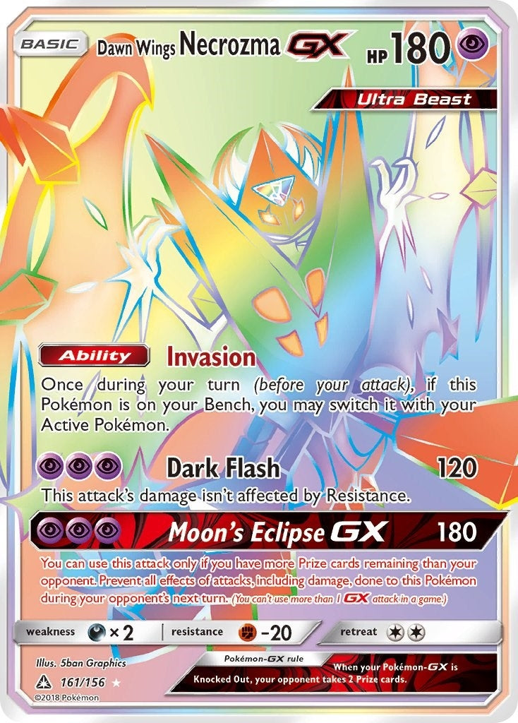 Dawn Wings Necrozma GX (Secret Rare) (161/156) (SM - Ultra Prism)