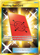 Peeking Red Card Secret Rare (169/156) [SM05]