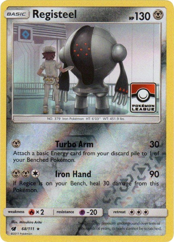 Registeel 68 111 Pokemon League (068/111) [PR]
