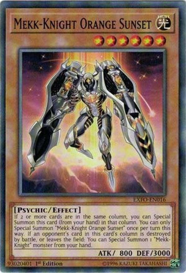 Mekk Knight Orange Sunset (EXFO-EN016) [EXFO]