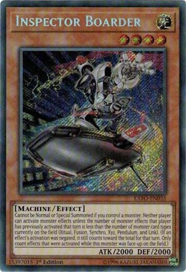 Inspector Boarder [EXFO-EN035] Secret Rare