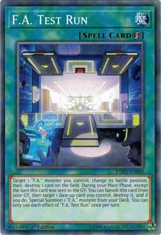 FA Test Run (EXFO-EN089) [EXFO]