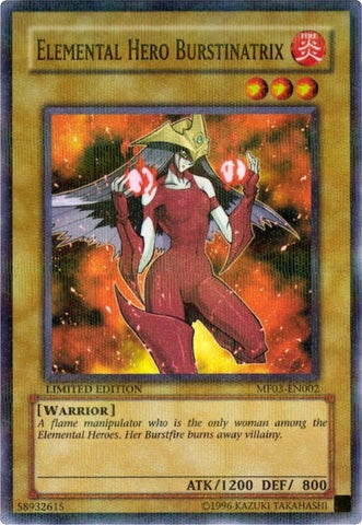 Elemental HERO Burstinatrix (MF03-EN002) [MF03]