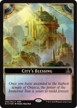 City's Blessing // Elemental Double-Sided Token [Friday Night Magic 2018]