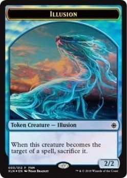 Illusion Saproling Double sided Token (3) [FNM]