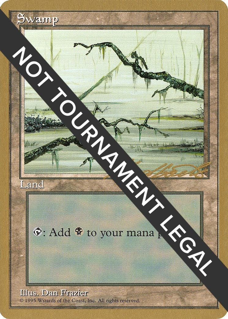 Swamp (ll371) (Leon Lindback) [Pro Tour Collector Set]