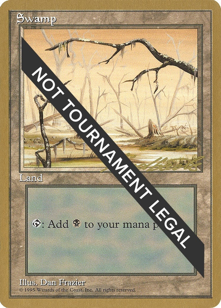 Swamp (ll370) (Leon Lindback) [Pro Tour Collector Set]
