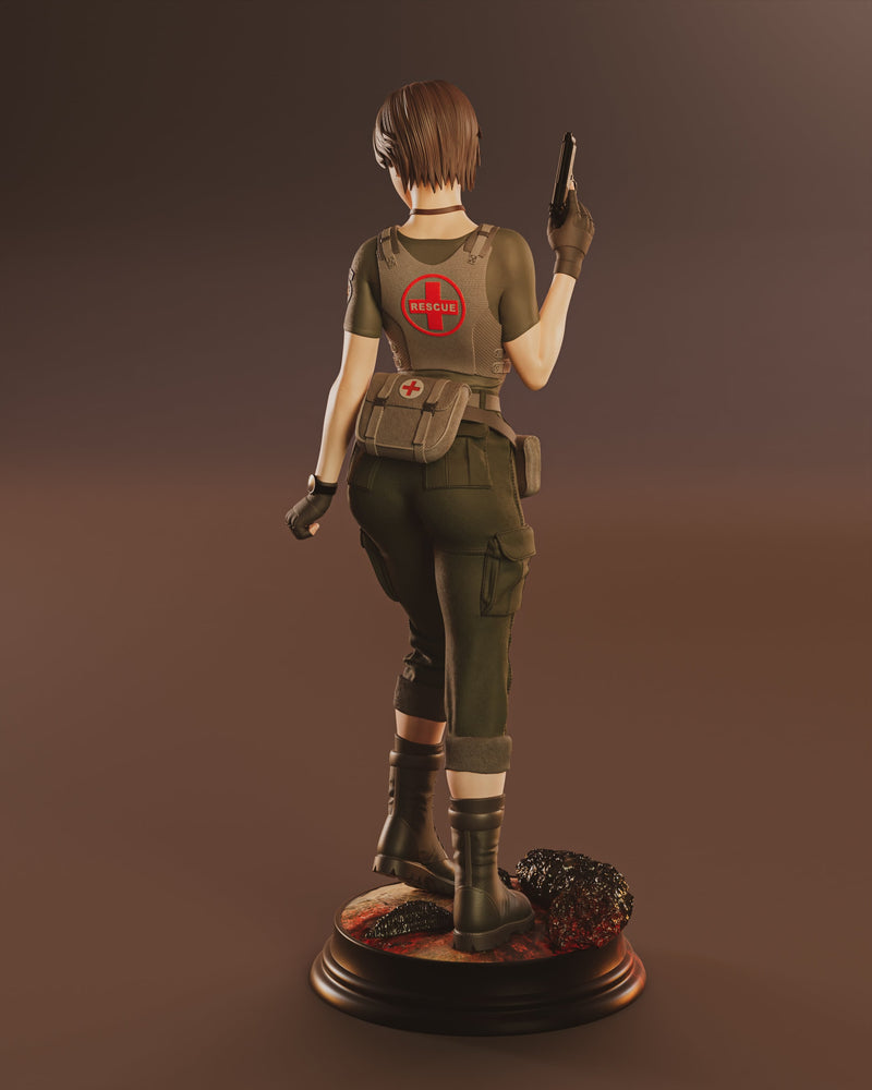 Rebecca Chambers Resin Statue - view 2
