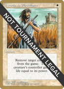 Swords to Plowshares (Mark Justice) [Pro Tour Collector Set]