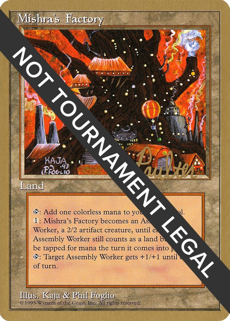 Mishra's Factory (Preston Poulter) [Pro Tour Collector Set]