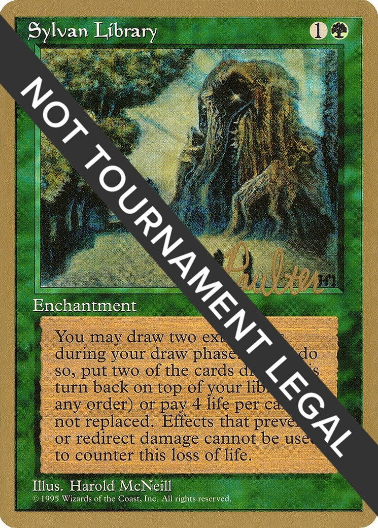 Sylvan Library (Preston Poulter) [Pro Tour Collector Set]