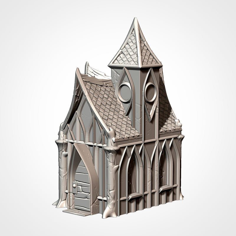 Wood Elf Village 3D printed terrain view 15