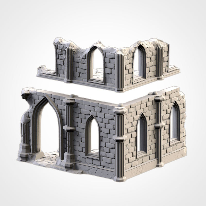 Temple Ruins 3D printed terrain view 15